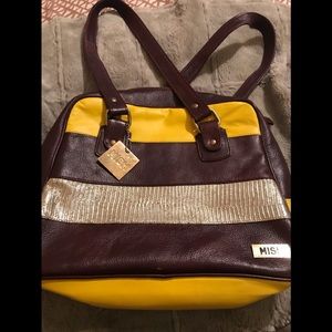 Classy Leather Tote Bag By MISH!